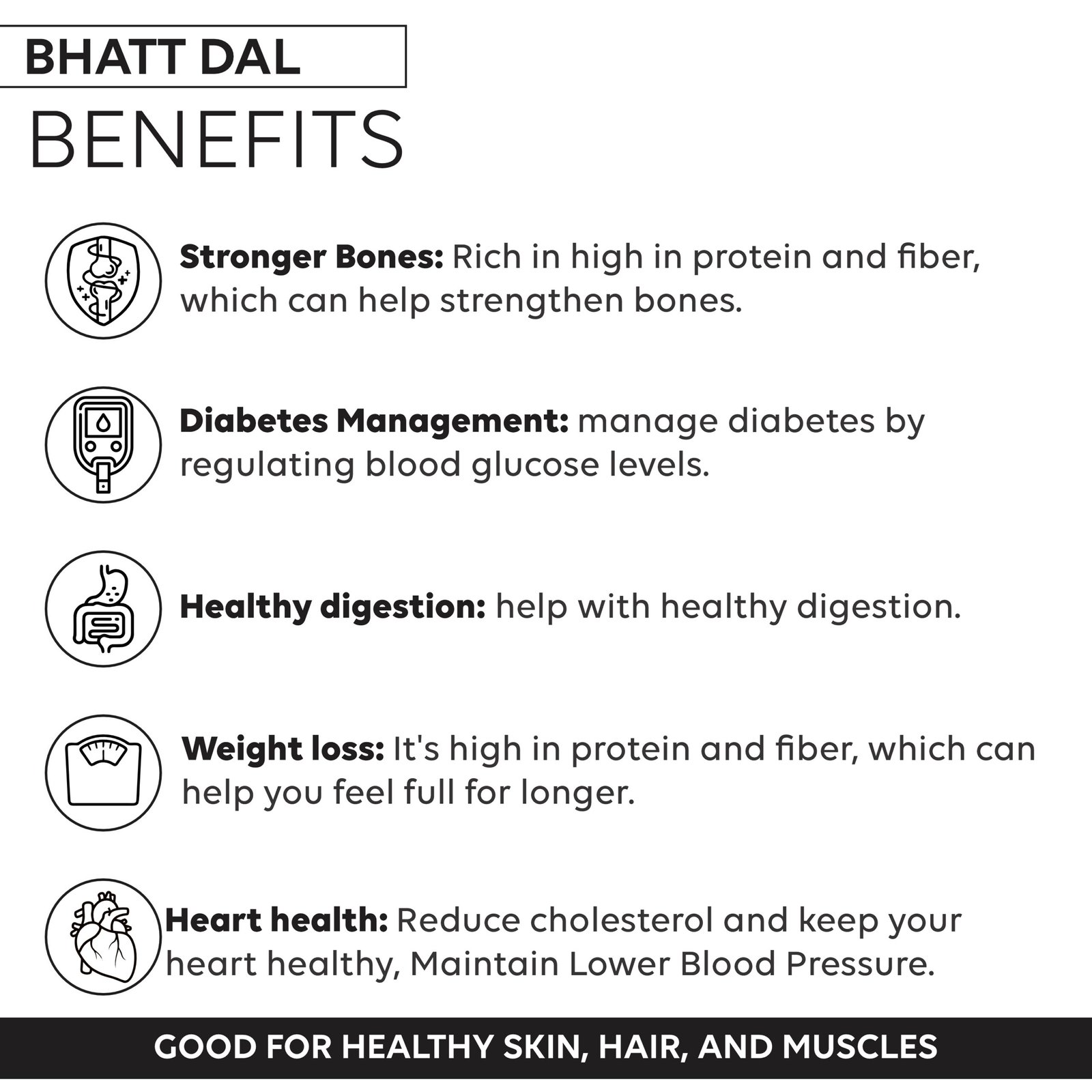 Himaearth Organic Bhatt ki Dal (Black Soybean) 500gm Ancient Grain from Uttarakhand | High Fiber and Protein | Rich in Antioxidants | Black Soyabean Bhatt - Image 5