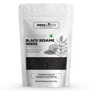 Himaearth Organic Black Sasame Seeds, Black Til, Organic Seeds, Seeds for Eating, 100% Natural & Clean, Kaale Til