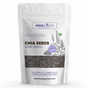 Himaearth Organic Chia Seeds for Eating, Rich in Calcium, Protein & Fibre, Seeds for Weight Management