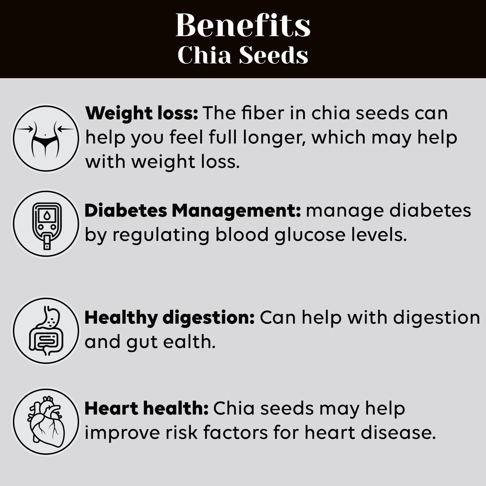 Himaearth Organic Chia Seeds for Eating, Rich in Calcium, Protein & Fibre, Seeds for Weight Management - Image 7