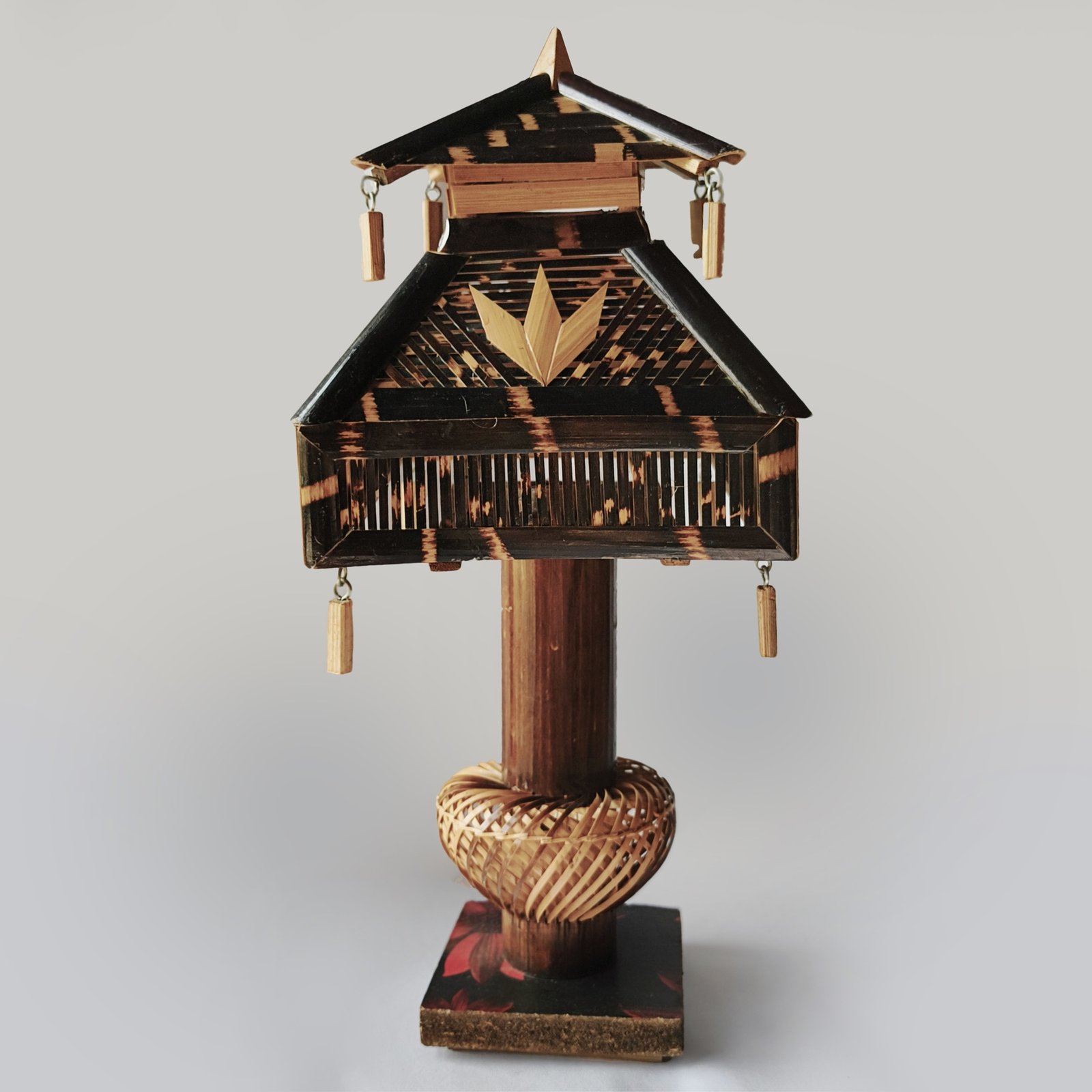 Himaearth Organic Handcrafted, Organic and Natural & Eco Friendly Bamboo Table Lamp/Light/Shade for Indoor/Outdoor/Livingroom/Bedroom/Kitchen/Drawingroom & Home Decor - Image 4