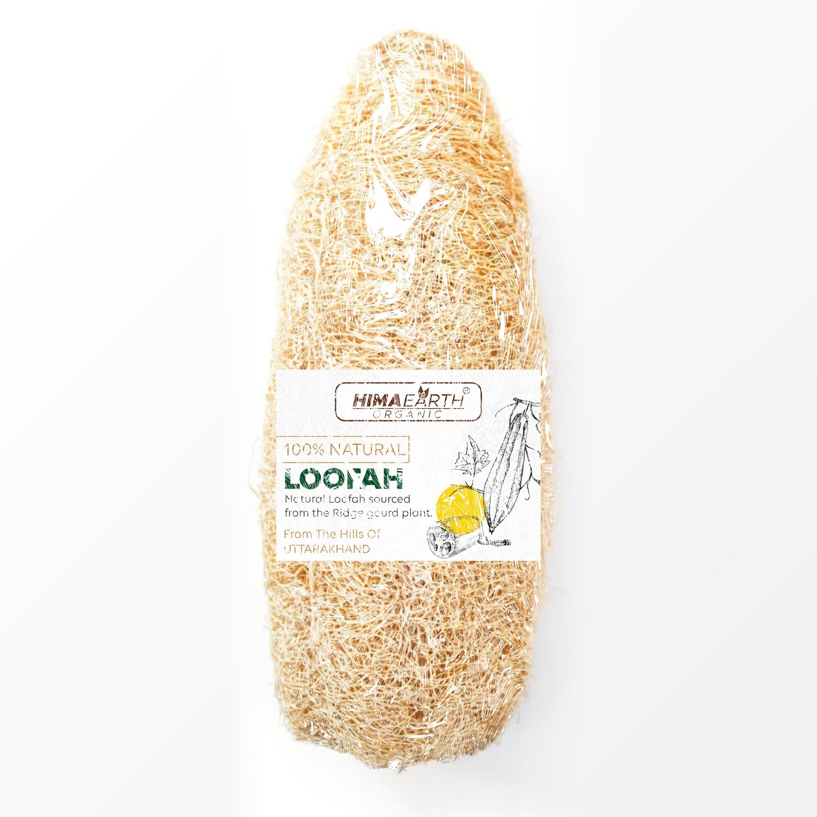Himaearth Organic Body Scrub Natural Loofah From Sponge for Bathing. Natural Sun Dried Bath Loofah | for Men & Women | Organic Luffa for Bath Shower Skin Exfoliation Pack of 3 | Size : 15-20 Cms Long - Image 7
